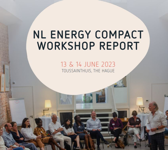 image of results of NL Energy Compact workshop